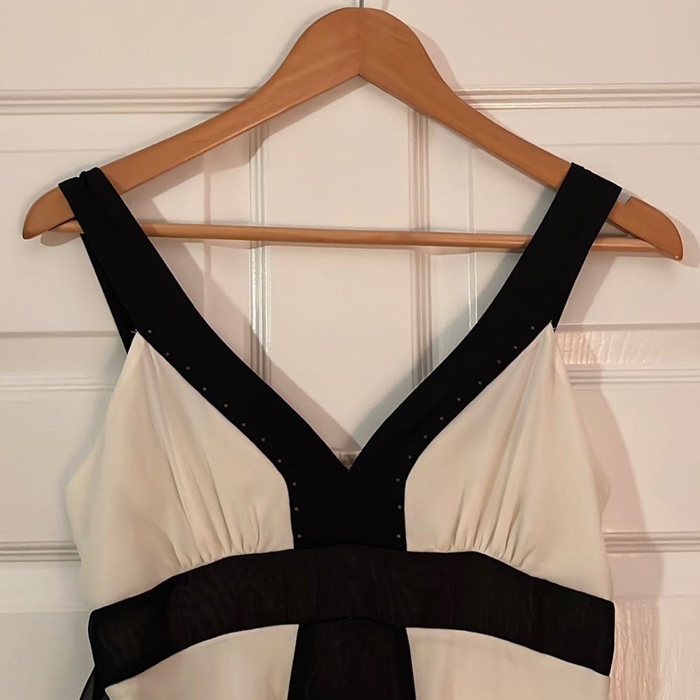 Jonathan Martin Black and White Block Dress